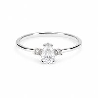 Anillo Idee Preziose dal 1987 Mujer in Oro blanco Zircone IP.AK18B/118